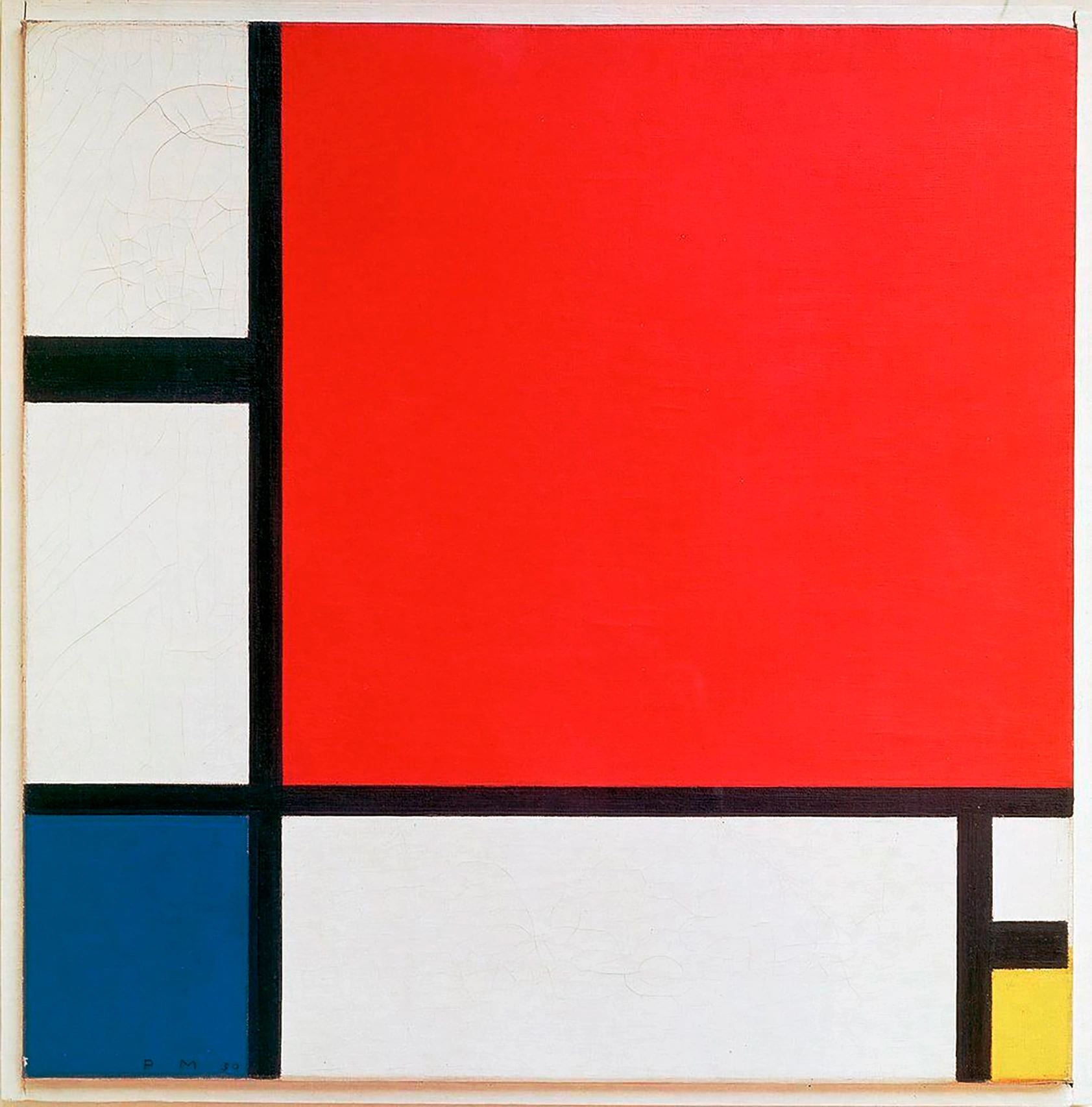 Composición Rojo, Azul, Amarillo